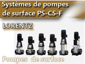 Pompes solaires de surface PS-CS-F