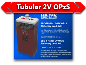 2V OPzS Tubulaire